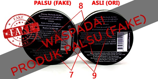 WASPADA!! Beredar Produk Uppercut Deluxe Palsu (FAKE) di Indonesia